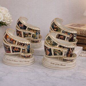 Gone With the Wind Bradford Exchange Porcelain Figurines – Set of 4